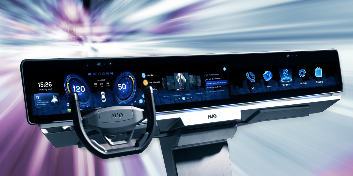 k1体育FIDM Plus 一体化显示方案导入AmLED显示技术并整合多项感测技术，打造沉浸式、互动的座舱体验