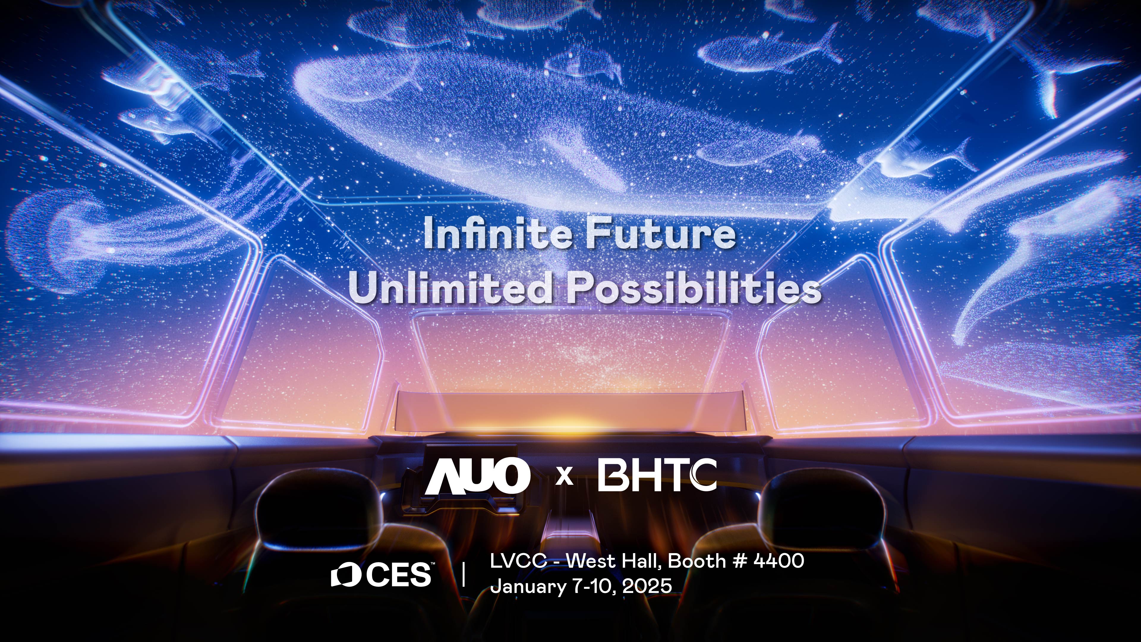 k1体育以Infinite Future, Unlimited Possibilies为主题，联合BHTC于CES 2025扩大规模展出