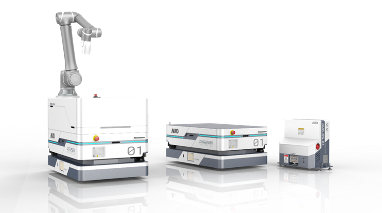 友達數位開發的自主式移動機器人（AMR250M），搭配全向輪並結合AI演算法、2D LiDAR、3D攝影機等技術，協助客戶實現產線全自動化